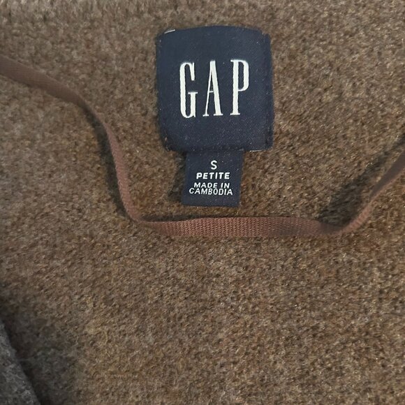 Gap Brown Cashsoft Cropped Cardigan (S Petite) - never worn - Picture 4 of 5